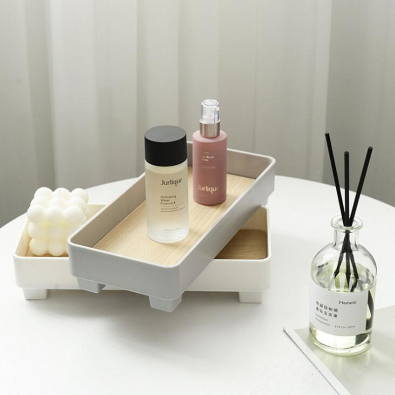 Decorative Nordic Trays For Bedroom Dressing Room Organizer Storage Display Trays For Ornaments Candles Cosmetics Plant Pot Stands Multi-Purpose Bathroom Accessories