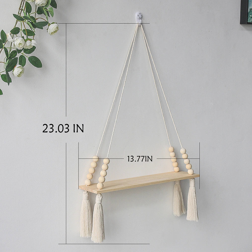 Nordic Floating Shelves Naturally Inspired Hanging Shelf For Candles Photos etc Simple Wall Decoration For Bedroom Living Room Essential Nordic Home Decor