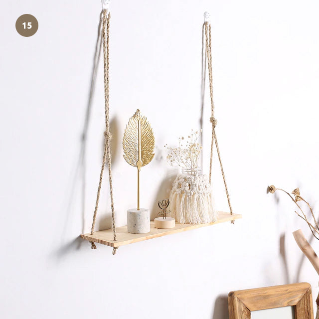 Nordic Floating Wood Shelves Naturally Inspired Shelving For Candles Photos etc Simple Wall Decoration For Bedroom Living Room Essential Nordic Home Decor