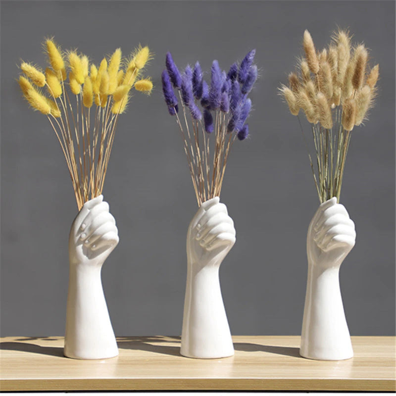 Modern Art Vase Handy Design For Holding Flowers And Abstract Floral Displays For Kitchen Desktop Living Room Windowsill Mantelpiece Creative Nordic Decor