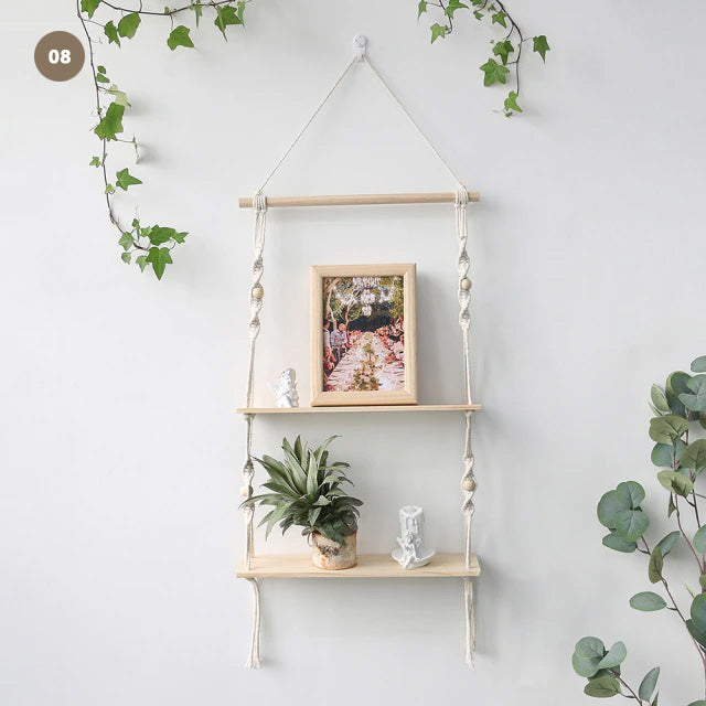 Nordic Floating Wood Shelves Naturally Inspired Shelving For Candles Photos etc Simple Wall Decoration For Bedroom Living Room Essential Nordic Home Decor