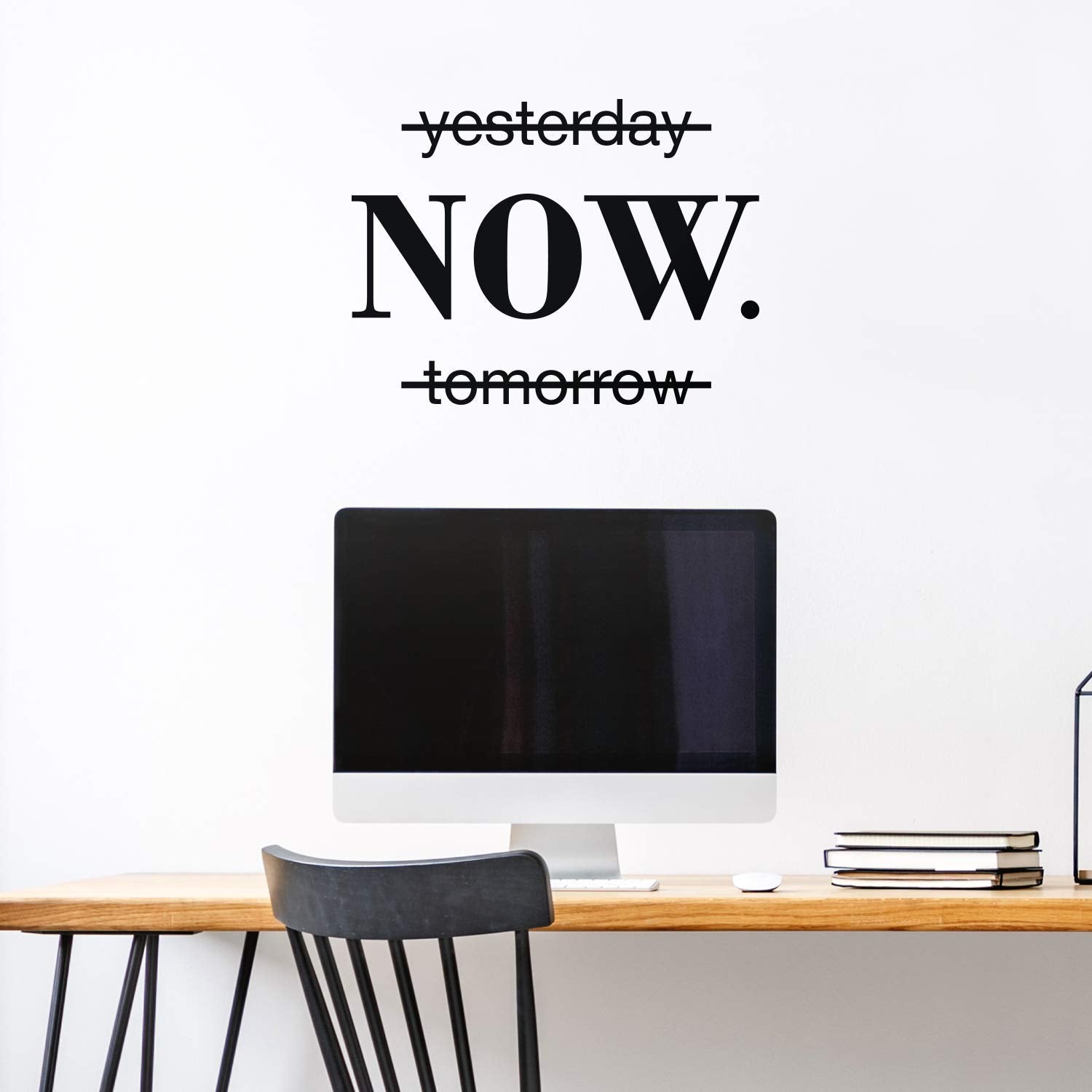 Daily Motivation Quotes Wall Decals Removable PVC Wall Stickers For Living Room Bedroom Student Dorm Study Inspirational Creative DIY Home Decor