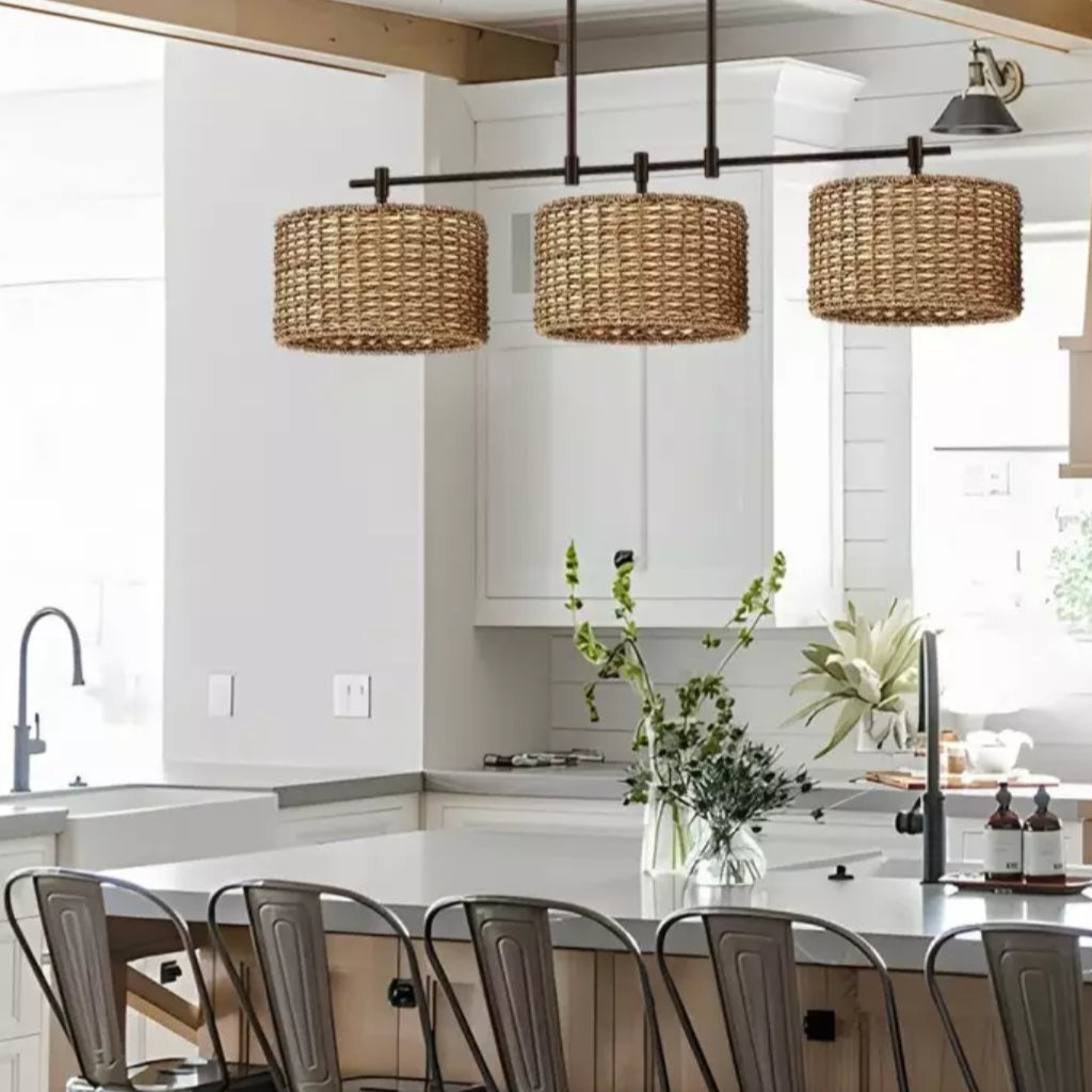Sienna Woven Rattan 3 Light Farmhouse Pendant Light scene3.webp__PID:23a76dac-b9ef-4acf-a848-c566e5b14759