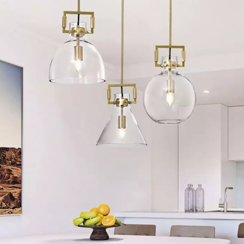 Elliot Farmhouse Clear Glass Pendant Light scene1.webp__PID:d1d313cc-35a8-4fcd-a6a6-b9f8b5eca56b