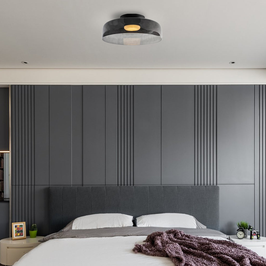 layer disc glass ceiling light bedroom.jpg__PID:94bf7212-8edb-4652-a85f-d9017b7beb3d