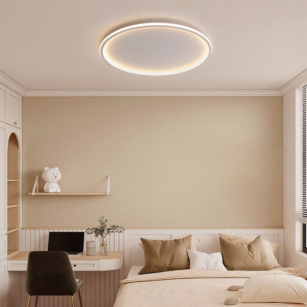 Zev Round Hollow Ceiling Light white bedroom.jpg__PID:3962ebd7-e59a-4c6c-b272-17ad5db12030