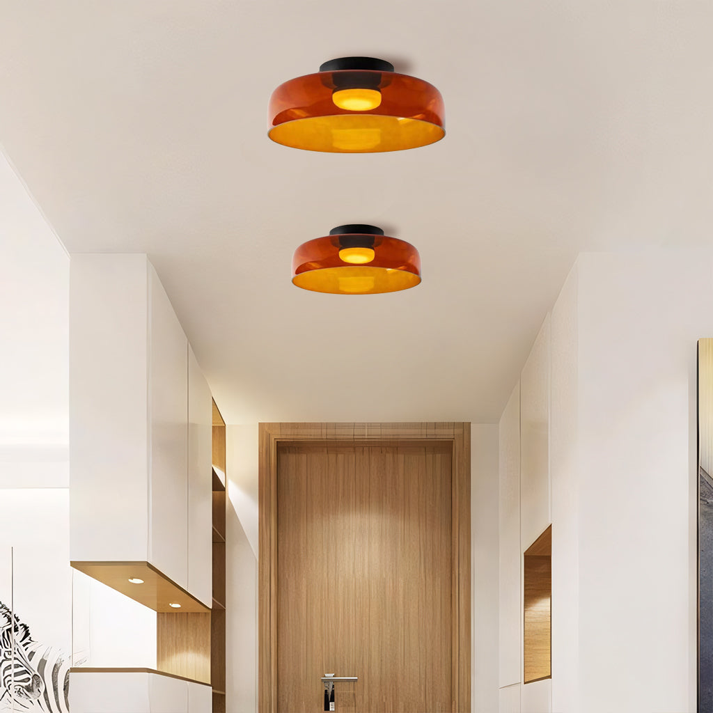 layer disc glass ceiling light hallway.jpg__PID:94a4783a-40e2-4972-97e3-d6f219c30a0f