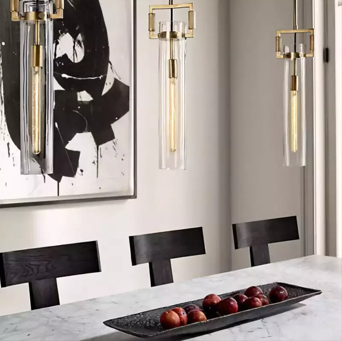 Elliot Farmhouse Clear Glass Pendant Light scene5.webp__PID:e05f7a35-5144-4d66-9cbf-fa0a34508819