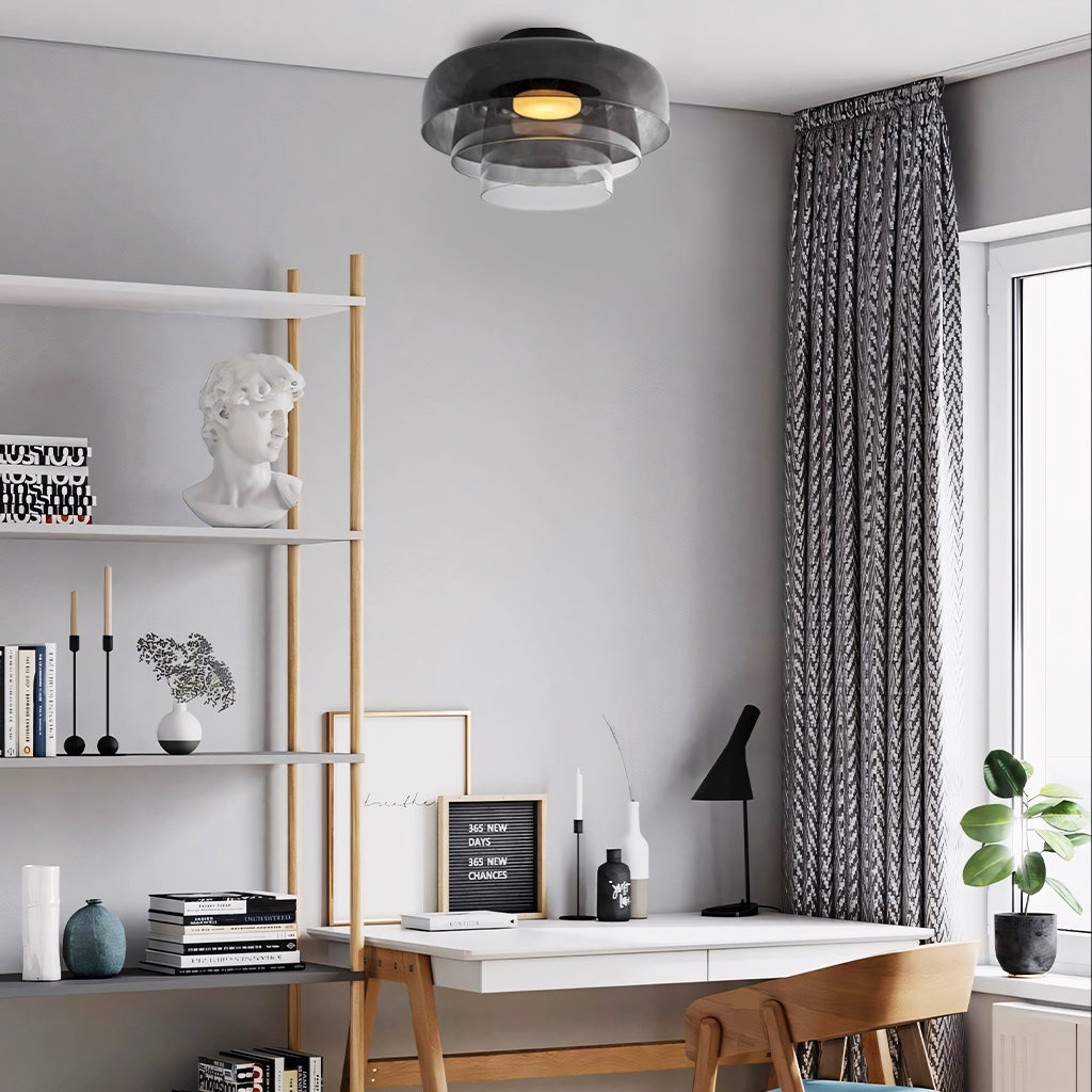 layer disc glass ceiling light study room.jpg__PID:7217e3d6-f219-430a-8f93-a441112edc1e
